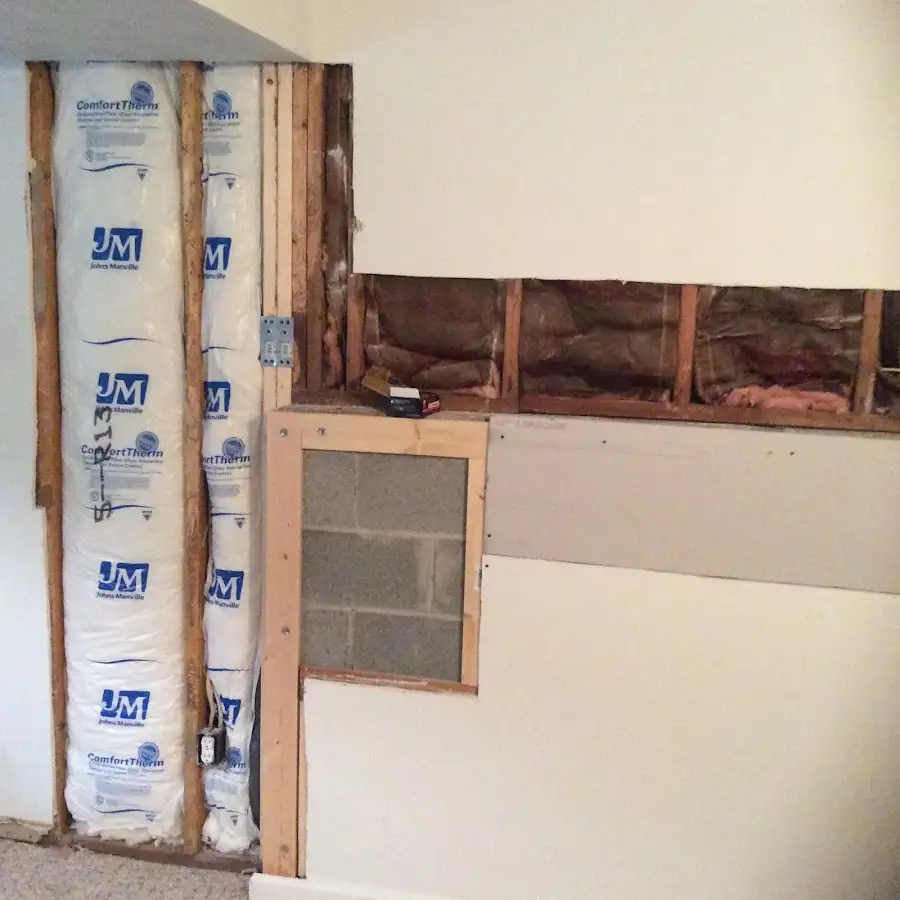 Wall insulation replacement during Odor Removal & Deodorization in Maple Shade